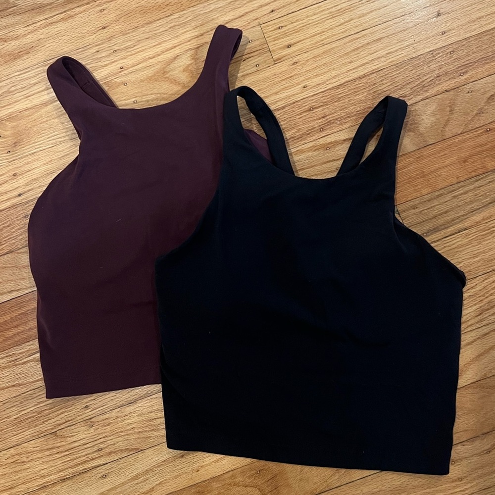 Athleta Purpose Crop Tank Sports Bra